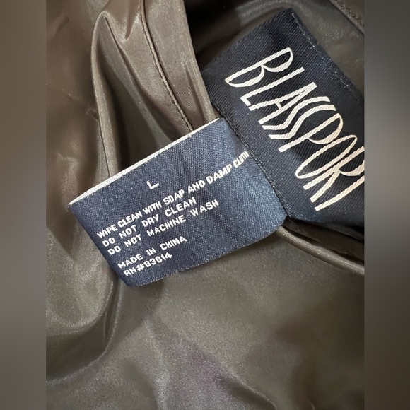 Reversible faux fur/polyester vest chocolate brown with zipper and pockets blass - Picture 9 of 9